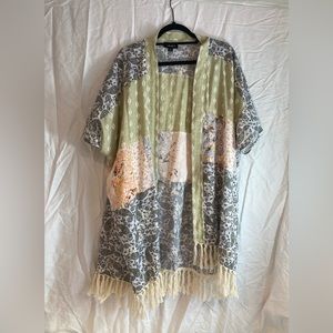 Gigio USA Oversized Open Front Boho Kimono many patterns colorful Size S.
